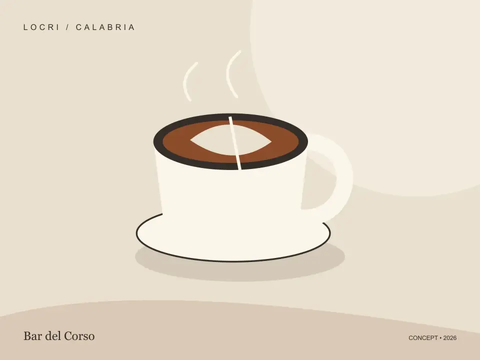 Illustrazione originale per la demo di Bar del Corso